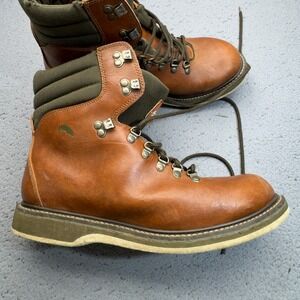 Simms Wading Boots Mens 14 Leather Felt Sole Fly Fishing Freestone Hiking Gorp